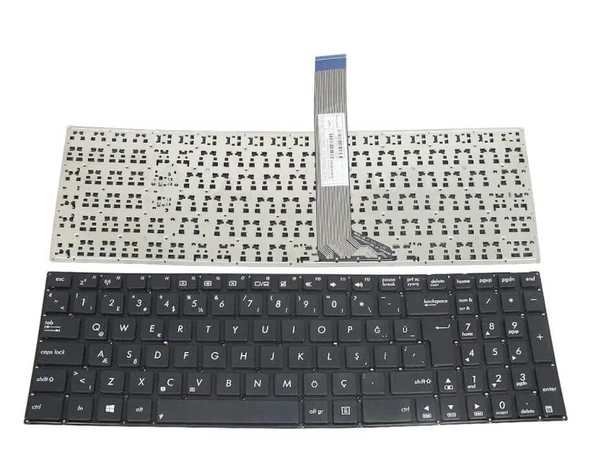 Asus P2540U P2520, P2520L ile Uyumlu Notebook Klavye - Siyah - TR ürün görseli 1