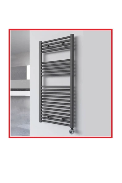 WEBER Elektrikli Havlupan 400*1000 Siyah Antrasit Akıllı Termostatlı 1. KALİTE ürün görseli 1