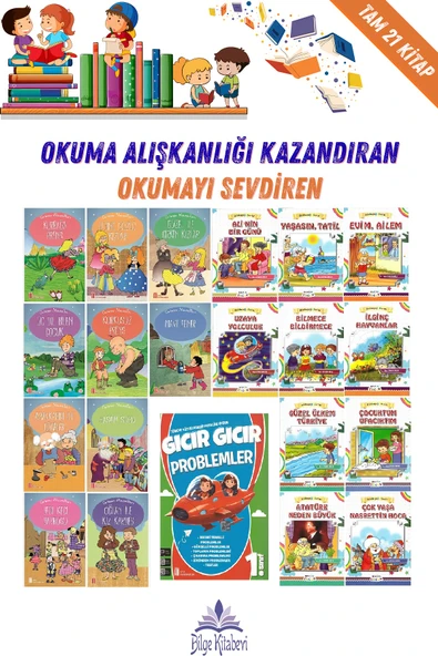 1. Sınıf Okumayı Sevdiren 20 Hikaye + Gıcır Gıcır Problemler ürün görseli 1