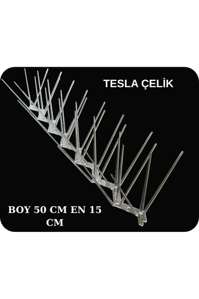 WEBER TESLA ÇELİK GÜVERCİN KUŞ UZAKLAŞTIRICI PLASTİK BARİYER 5 ADET 250 CM ZARARSIZ ÇEVRE DOSTU 1. SINIF ürün görseli 1