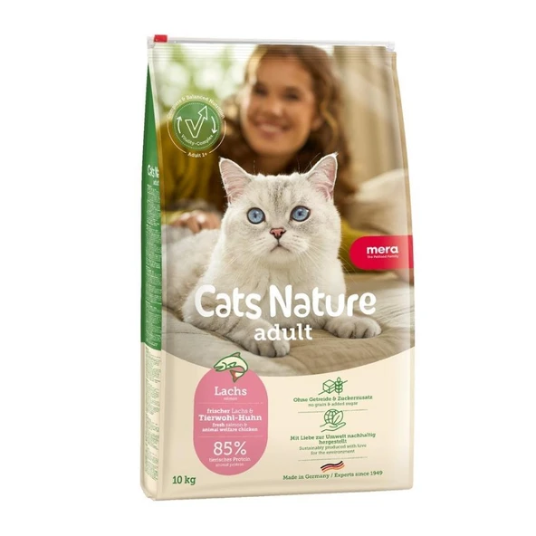 Mera Cats Nature Somon Yetişkin Kedi Maması 2 KG ürün görseli 1