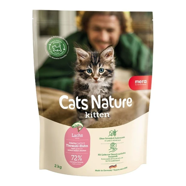 Mera Cats Nature Somon Yavru Kedi Maması 2 KG ürün görseli 1