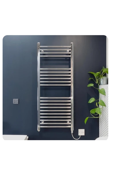 WEBER UNBEZWİNGBAR ELEKTRİKLİ HAVLUPAN TERMOSTATLI 50X100 KROM ISITICI ürün görseli 1