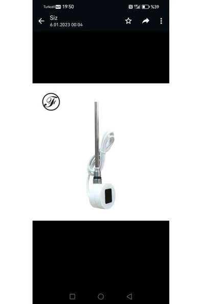 WEBER Digital AKILLI termostatlı rezistans Havlupan - Resim 2
