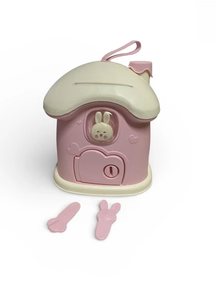 19 cm Tavşan Evi Kumbara 4136 - Resim 2