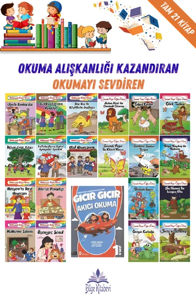 1. Sınıf Okumayı Sevdiren 20 Hikaye + Gıcır Gıcır Akıcı Okuma ürün görseli 1