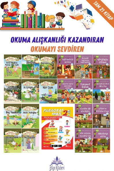2. Sınıf Okumayı Sevdiren 20 Hikaye + Paragraf Max ürün görseli 1