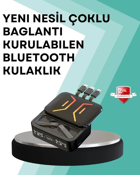 Type-c Girişli Bluetooth Kulaklık – Uzun Bekleme Süresi ürün görseli 1