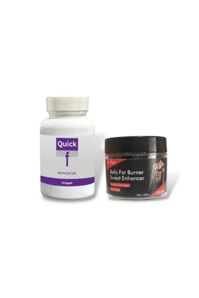 Quick F Destekleyici Ürün 15'li Fat Burner Men Vücut Krem ürün görseli 1