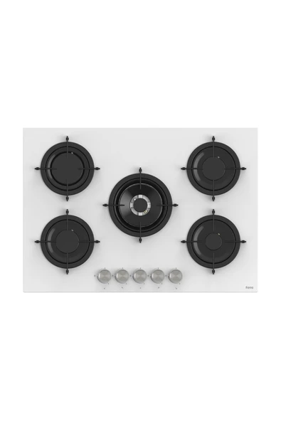 Ferre Rs036 75 cm Wok Beyaz Ankastre Ocak ürün görseli 1