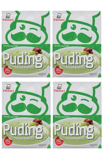 Pakmaya Antep Fıstıklı Puding 90 gr x 4 Adet ürün görseli 1