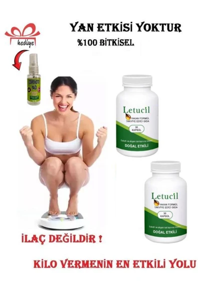 Letucil Biberiye ve Yeşil Çayın Etkisiyle Destekleyici Ürün 30'lu x 2 adet ürün görseli 1