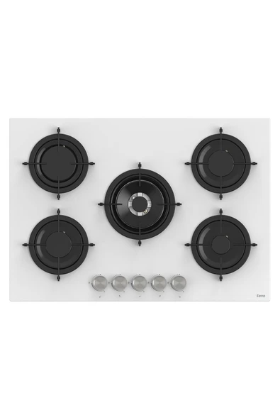 Ferre Rs036 Emaye Izg.75 Cm Beyaz Cam Ocak ürün görseli 1