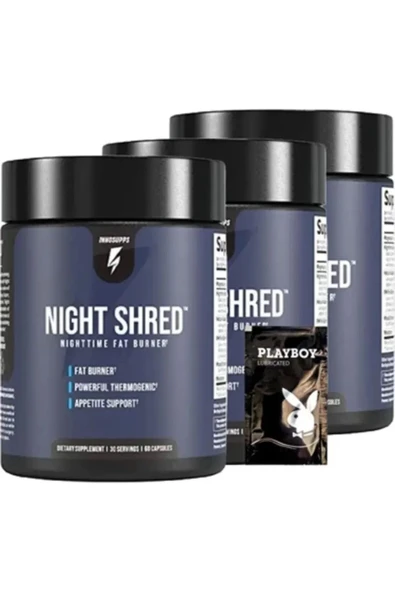Night Shread Time Fat Burner Fitlik  60 Lı X 3 Adet 1 Jel Hediye ürün görseli 1