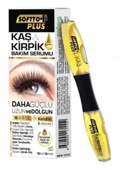 SofttoPlus Kaş Kiprik Bakım Yağı 10 Ml +10 Ml ürün görseli 1