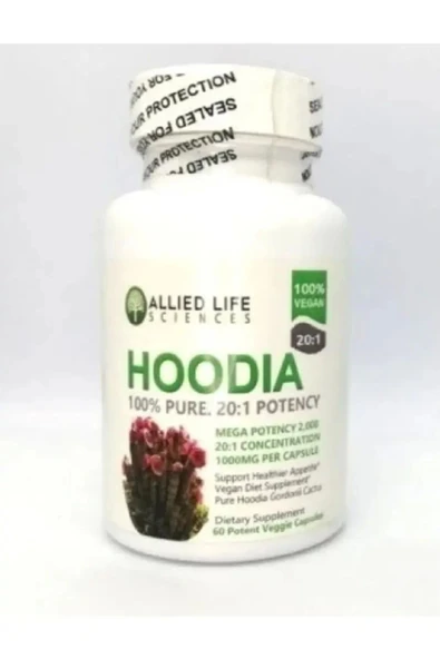 Hoodia Bonie Healthierr Appetite Iştahı Destekleyen Vegan  Supplement Destekleyici X 2 Adet ürün görseli 1