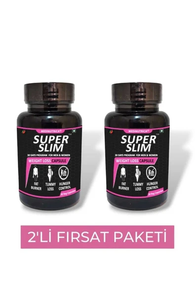Medinutrica Super Slim Bölgesel Şekillendirici 30'lu Destekleyici X 2 Adet ürün görseli 1