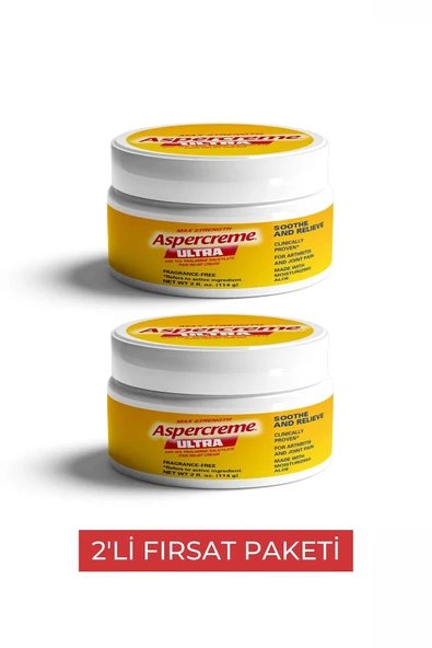 Süper Aspercreme Ultra Masaj Kremi  2 Adet ürün görseli 1