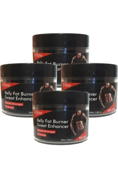 Süper Eelhoe Belly Fatburner Sweat Enhancer Krem 100 ml x 4 adet ürün görseli 1