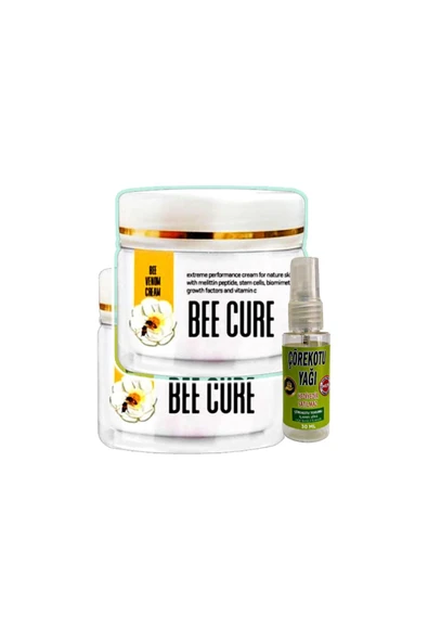 Bee Cure 2x100 ml Rahatlatıcı Bakım Kremi+Çörek Otu Yağ ile ürün görseli 1