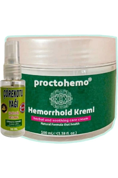 Proctohemo Krem 100 ml + Çörek Otu Yağı 30 ml ürün görseli 1