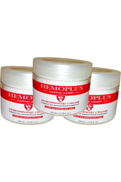 Hemoplus Krem 150 ml 3 Tane Birden ürün görseli 1