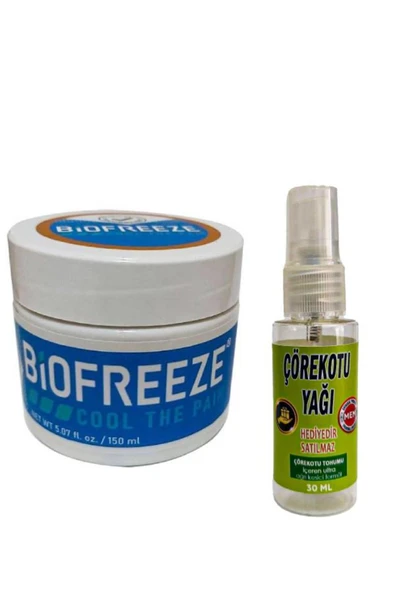 Süper Biofreeze Rahatlatıcı Bakım ve Masaj Kremi 150 ml 1 ad+ Çörek Otu Yağı ile 30 ml ürün görseli 1