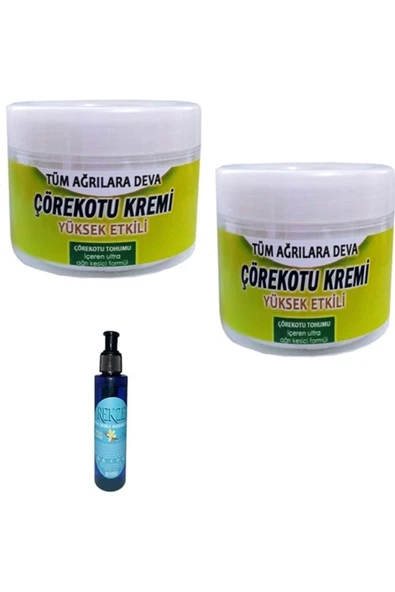 Çörek Otu Kremi 100 ml x 2 Adet / Rekza Çilekli Vücut Masaj Bakım Yağı 125 ml ürün görseli 1