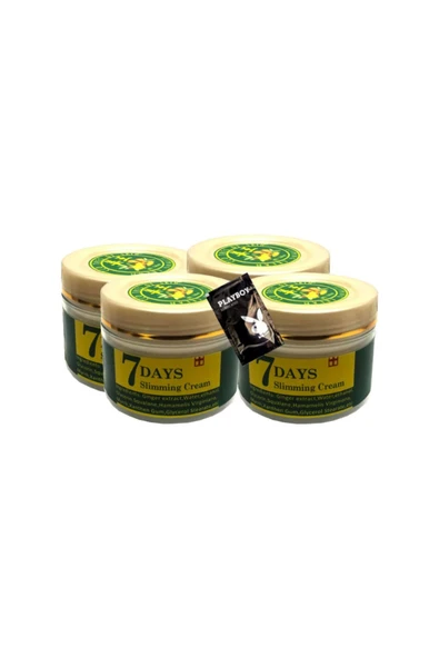 7 Days 4x100 ml Ginger Miracle Slimming Cream Sıkılaştırıcı+1 ad Jel ile ürün görseli 1