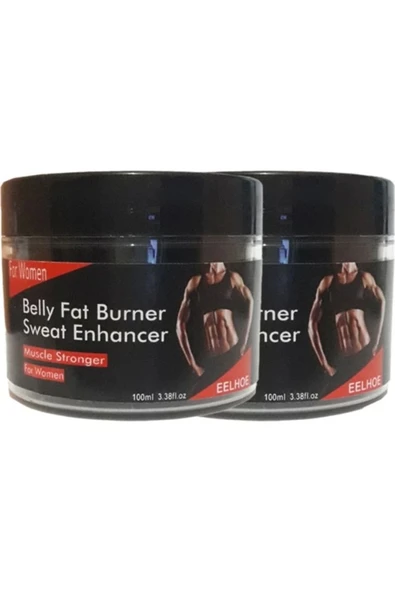 Eelhoe 2'li Belly Fatburner Sweat Enhancer Kadınlara Özel Kremi 100 ml ürün görseli 1