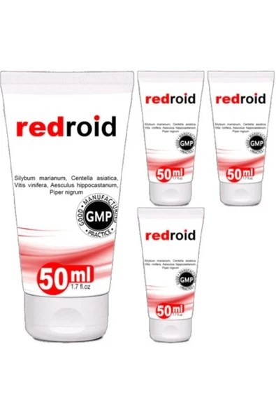 Redroid 4 Adet Rahatlatıcı Masaj Kremi 50 ml Özel Krem ürün görseli 1