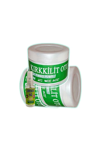 KırkKilit Otu Rahatlatıcı Bakım Kremi 3x100 ml+30 ml Çörek Otu  Yağ ile ürün görseli 1