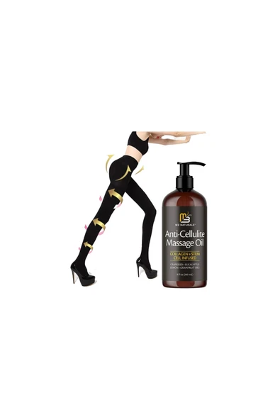 Anti-Cellulite Massage Oil 240 ml +L-XL Mikro Kapsüllü Şekillendirici Tayt ürün görseli 1