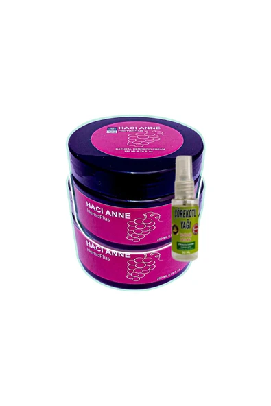 Hacı Anne 2x200 ml Rahatlatıcı Kremi+30 ml Çörek Otu Yağı ile ürün görseli 1