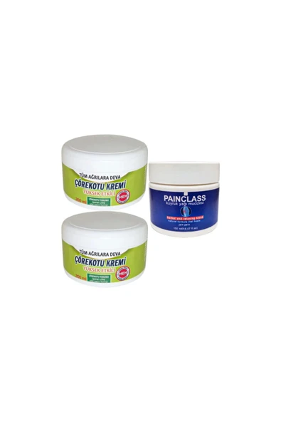 Süper Çörek Otu Kremi XL Boy 2x200 ml +150 ml Kuyruk Yağı Kremi Painclass ürün görseli 1