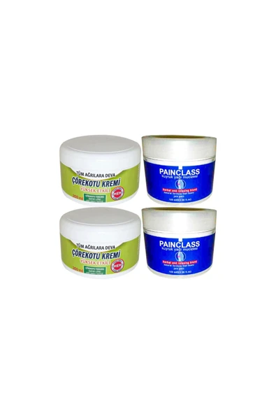 Süper Çörek Otu Rahatlatıcı XL Boy Krem 2x200 ml+Painclass Kuyruk Yağı Kremi 2x 100 ml ürün görseli 1