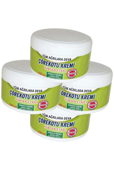 Corex Çörek Otu Kremi Green Box 4 Tane x 200 ml ürün görseli 1