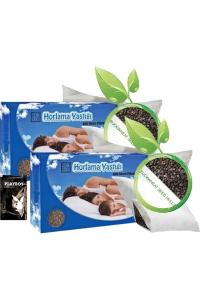 Süper Mucizevi Anti-Snoring Pillow - Karabuğday Yastığı 50 x 70 cm x 2 Adet + Jel ürün görseli 1