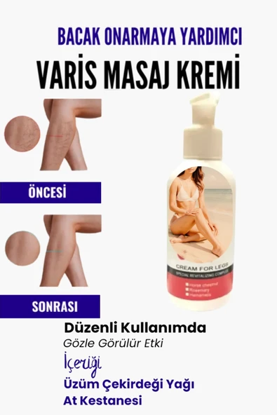 Süper Var.is Bölgesi Için Bacak Onarmaya Yardımcı Ve Besleyici Varison Masaj Kremi 100 ml ürün görseli 1