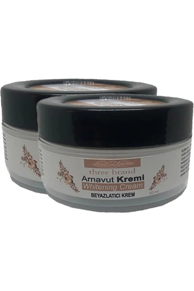 Three Brand Arnavutkremi 2li Adet Whitens Cream Tümbölge Aklık Kremi 50 ml ürün görseli 1