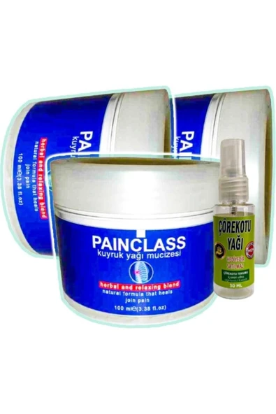 Süper PAIN CLASS Kuyruk Yağı Kremi x 3 adet + Çörek Otu Yağı 30 ml ürün görseli 1