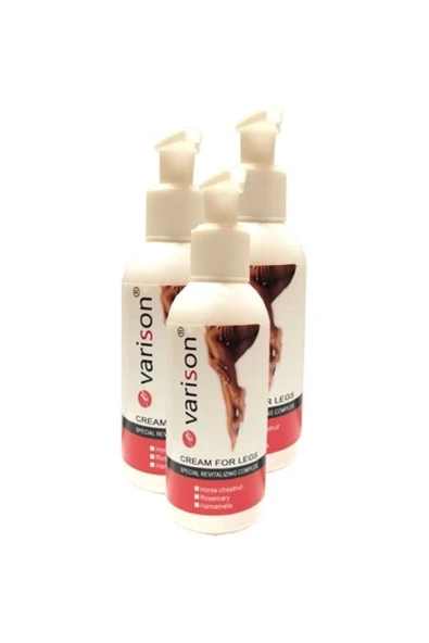 Süper Varicose Vein Defense Cream ,selülit,diz,bacak Bakım Kremi 120 ml 3 Adet ürün görseli 1