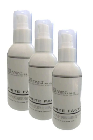 Süper White Factor For Instant Whitening Cilt Beyazlatıcı Renk Açıcı Bakım Kremi 120 ml Krem X 3 ad ürün görseli 1