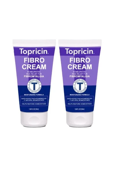 Süper Topricin Fibro Rahatlatıcı Masaj ve Bakım Kremi 50 ml x 2 ad ürün görseli 1