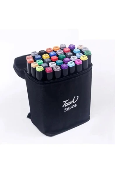 Kapris Touch Çift Uçlu Fosforlu Kalem 36 Renk Art Marker ürün görseli 1