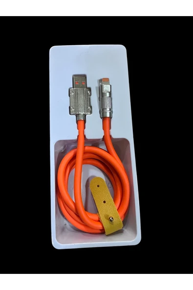 SERMER PAZARLAMA İphone 120w 14 serisi dahil tüm modellere uyumlu ios kalın şarj kablosu ürün görseli 1