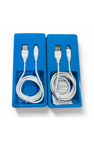 SERMER PAZARLAMA 2 adet 3.1A 100 cm apple 14 serilerine kadar uyumlu usb kablo ürün görseli 1