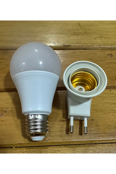 SERMER PAZARLAMA 1 ADET 10W LED APMUL 1 ADET ANAHTARLI FİŞLİ DUY ürün görseli 1