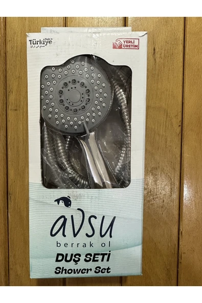 AVSU BERRAK OL Duş Seti Duş Başlığı Ve Hortumu Yerli Üretim ürün görseli 1