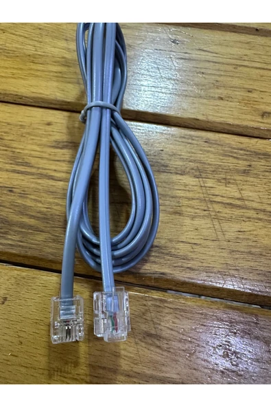 SERMER PAZARLAMA Dış hat telefon hattını modeme bağlama kablosu telefon kablosu ürün görseli 1